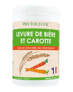 Phytoceutic Levure de bière et Carotte 90 comprimés