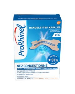 Prorhinel Bandelettes Nasales Original x 30