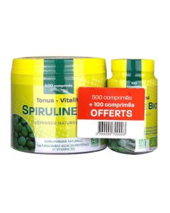Pharm'Up Spiruline Bio 500 comprimés + 100 Offerts