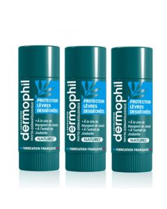 Dermophil Protection Lèvres Desséchées 3 x 4g