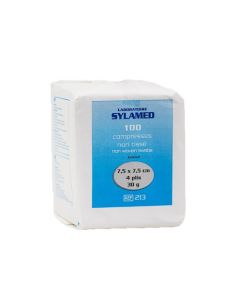Sylamed Compresses non-tissé Non Stériles 7,5 x 7,5cm 100 unités