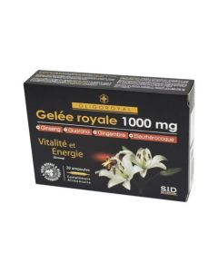 Sid Nutrition Oligoroyal Gelée Royale 1000mg 20 Ampoules 