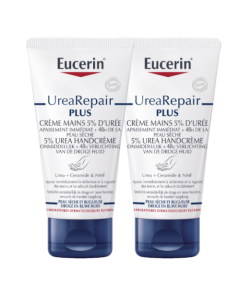Eucerin UreaRepair Plus 5% Urée Crème Mains Réparatrice 75ml X2