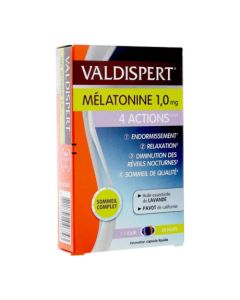 Valdispert Mélatonine 1mg 4 Actions 30 Capsules