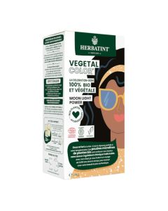 Herbatint Vegetal Color Couleur Noir et Soin 100g