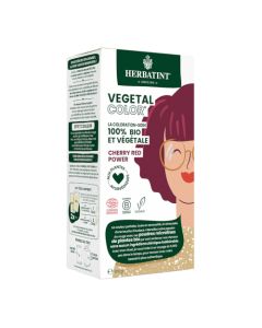 Herbatint Vegetal Color Couleur Rouge Cerise et Soin 100g