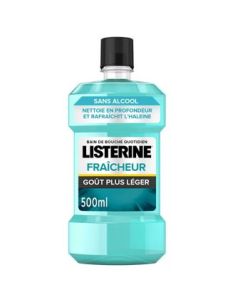 Listerine Bain de Bouche Fraîcheur Goût Plus Léger 500ml