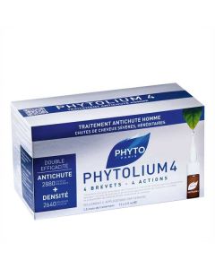 Phyto Phytolium 4 Traitement Anti Chute Stimulateur de Croissance Homme 12 X 3.5ml
