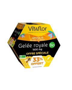 Vitaflor Gelée Royale Bio 1500mg +33% Offert